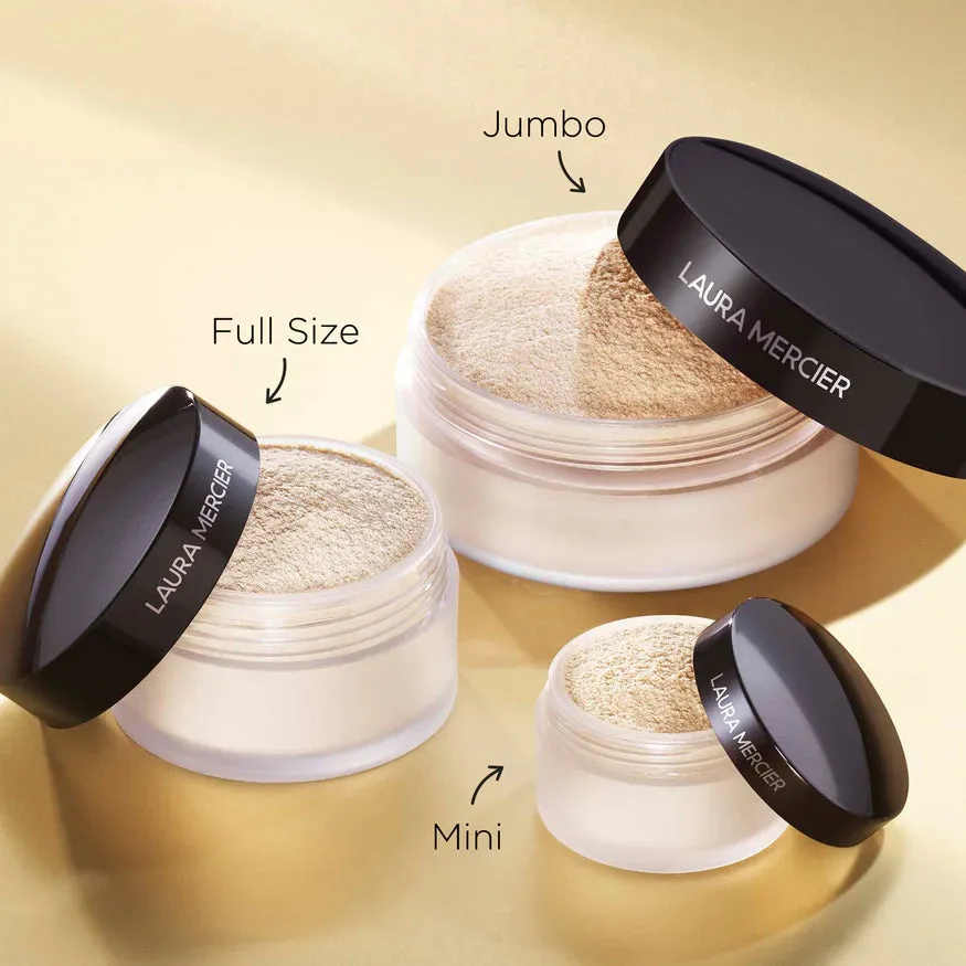 All Set For Flawless Translucent Loose Setting Powder & Puff Jumbo