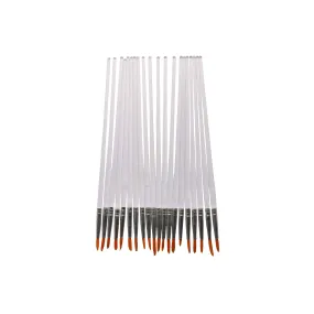 Artist Paint Brush Round Point L17cm 20pcs