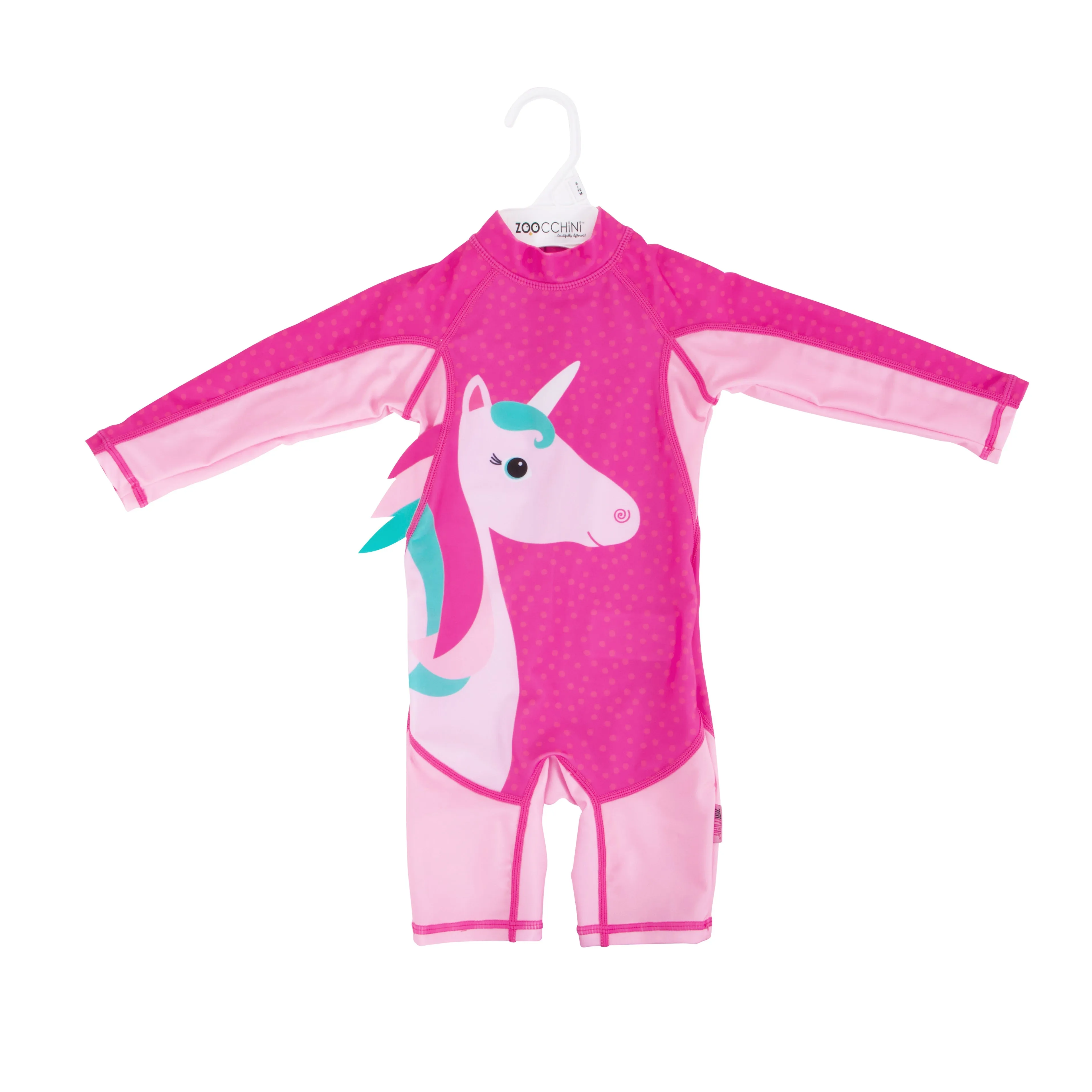 Baby   Toddler UPF50  Rashguard One Piece Swimsuit - Unicorn