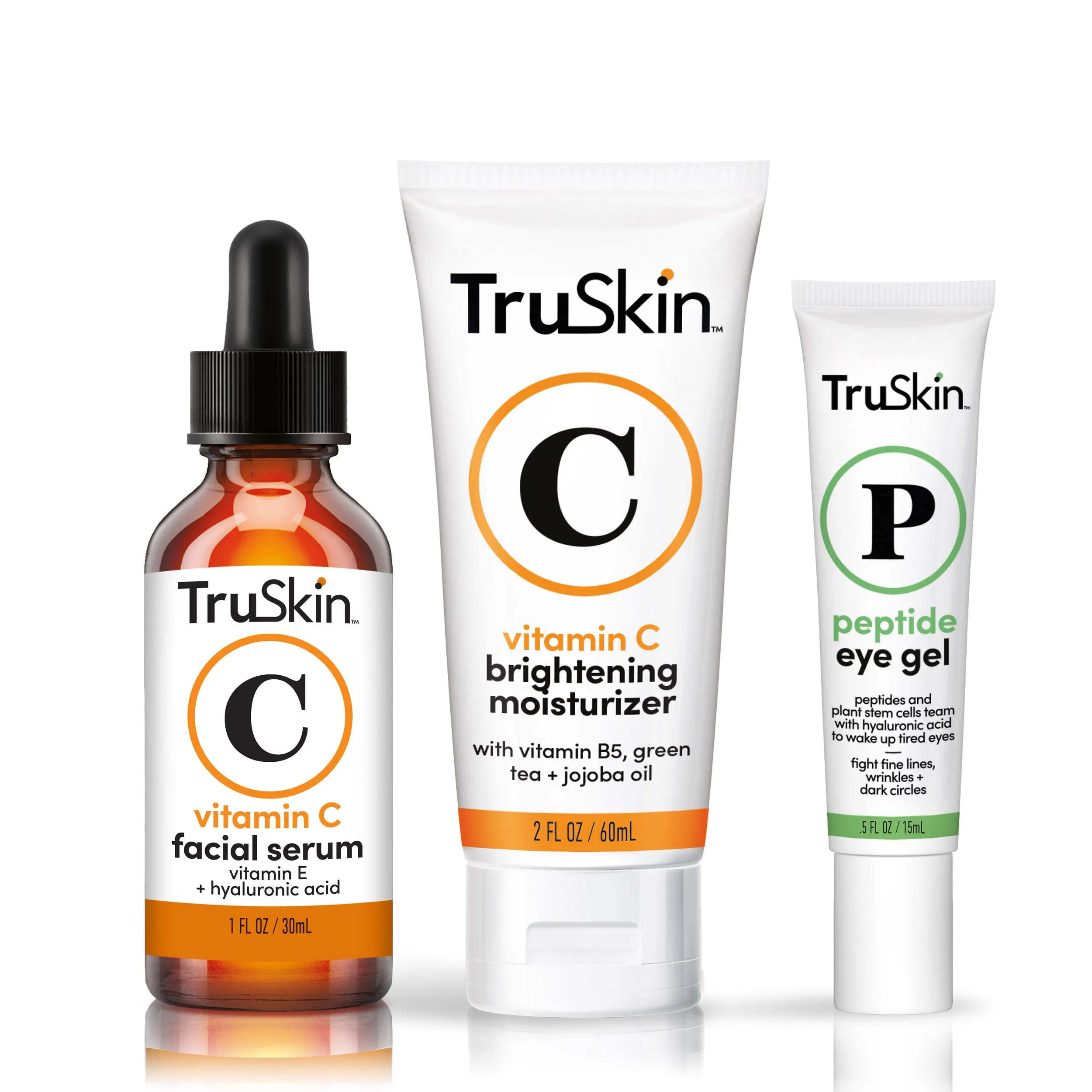 Daily Essentials Trio with Vitamin C Serum, Eye Gel and Vitamin C Moisturizer