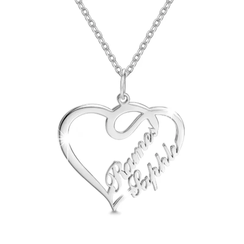 Double Heart Necklace