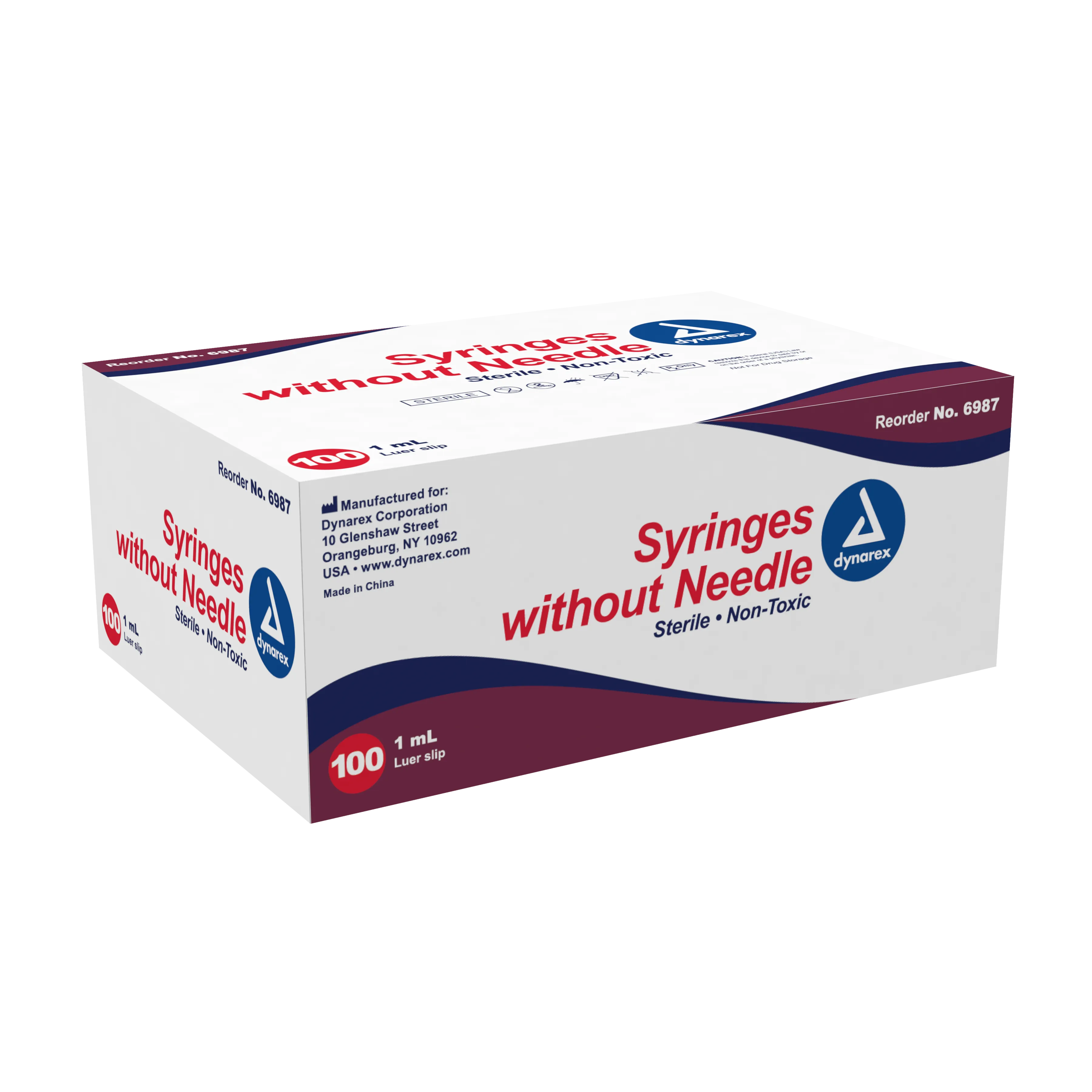 Dynarex - Syringe - Luer Slip 1 cc