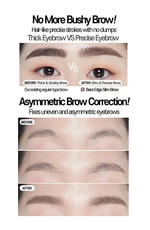 [ETUDE] Bare Edge Slim Brow -(4colors)