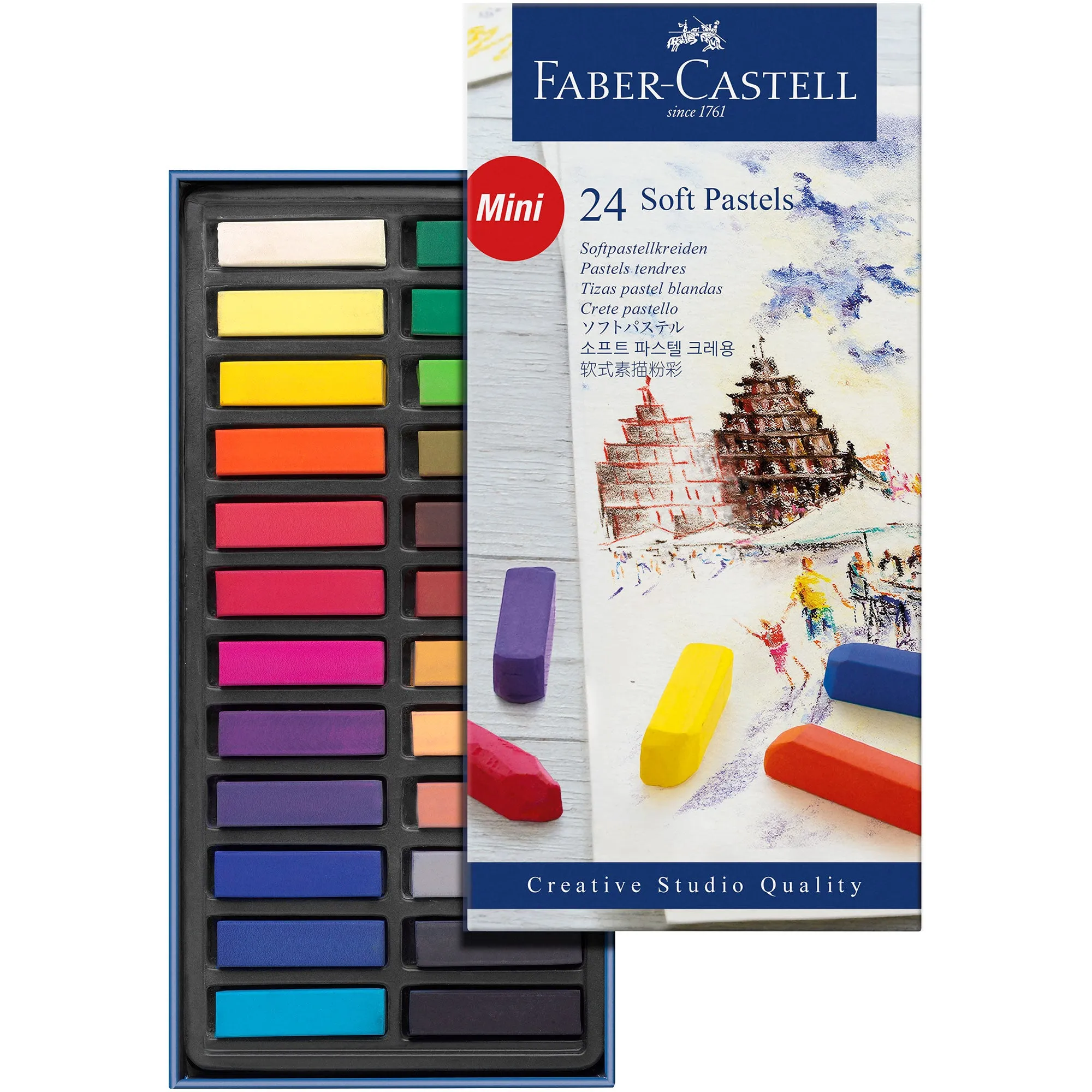 Faber-Castell Mini Soft Pastels - Set of 24