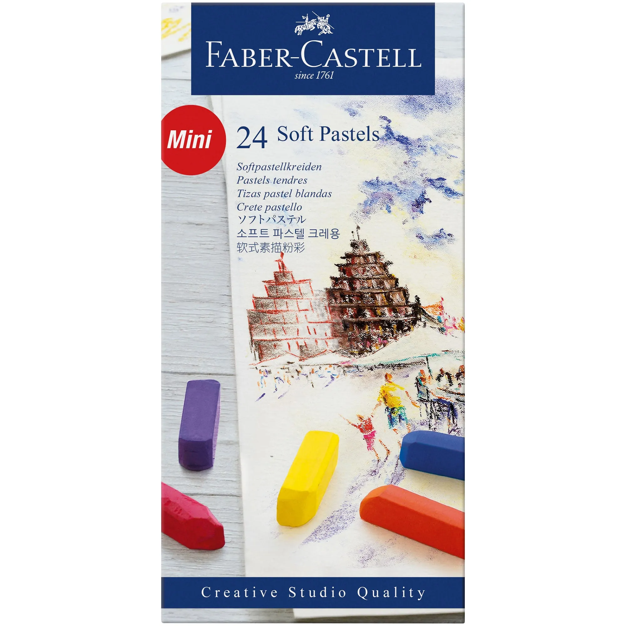 Faber-Castell Mini Soft Pastels - Set of 24