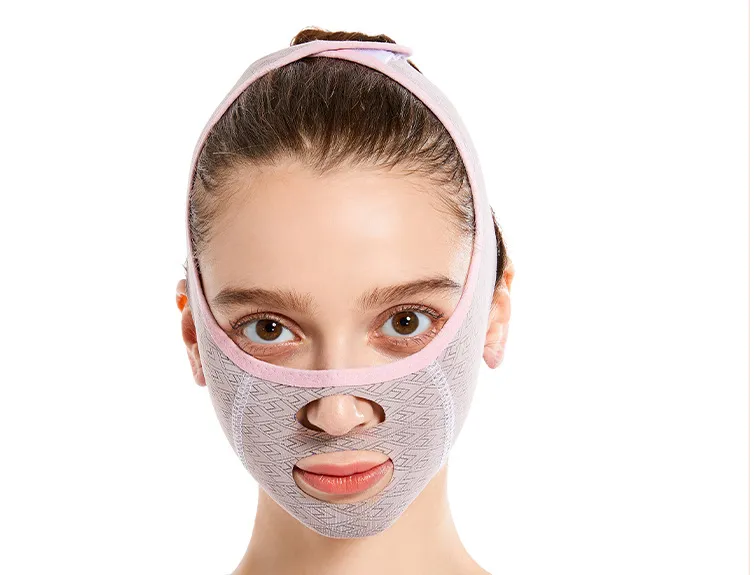 Face-lifting Artifact V-face Bandage Lifting Tightening Sagging, Face-lifting Double Chin Shaping, Beauty Face Carving Sleep Mask Sticker
