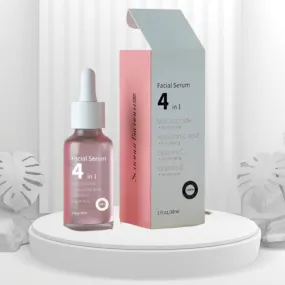 Facial Serum (4 in 1) Vitamin E, Niacinamide Anti-aging Hydrating & Whitening (Pack of 2)