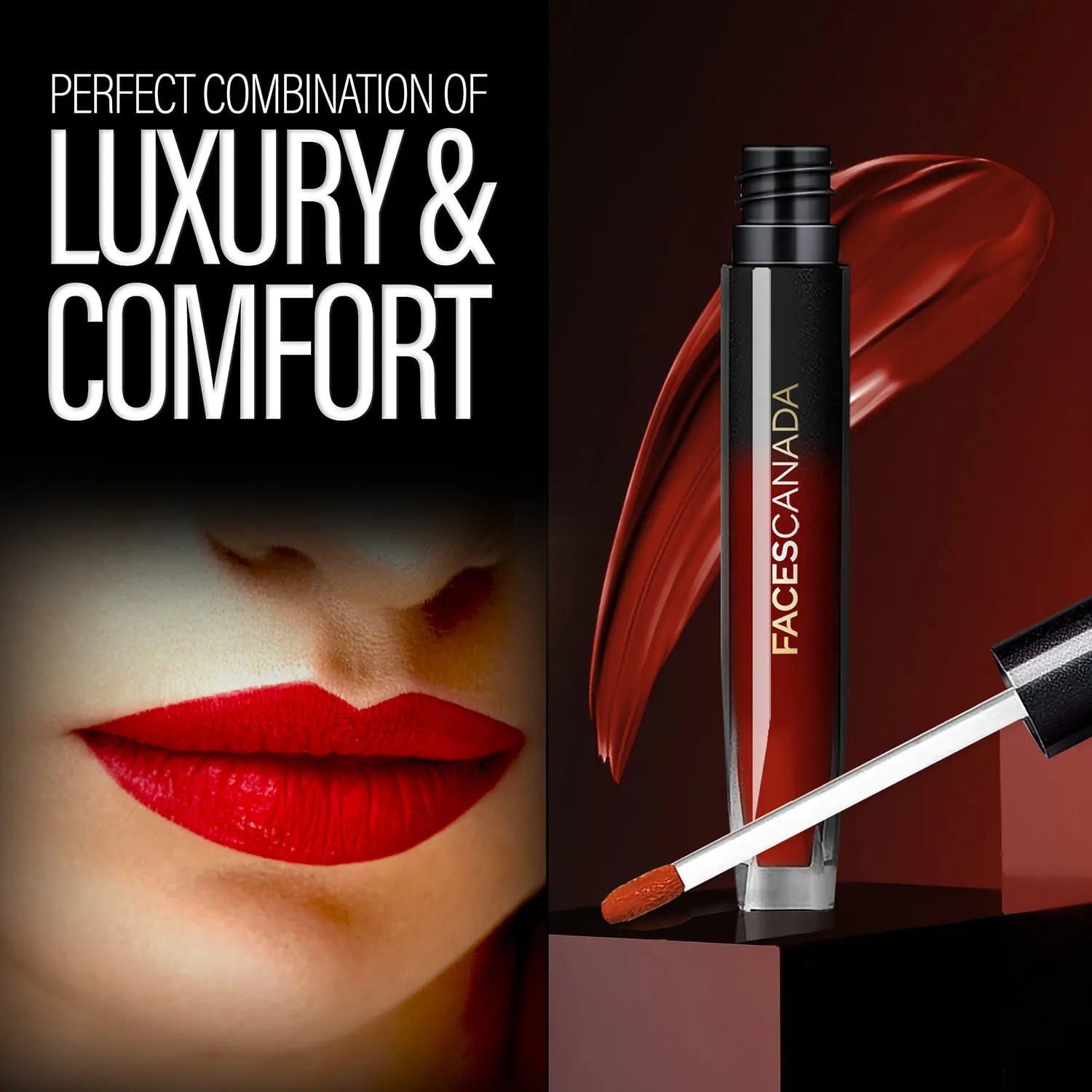 FC Comfy Silk Liquid Lip Color- Achiever Red 09