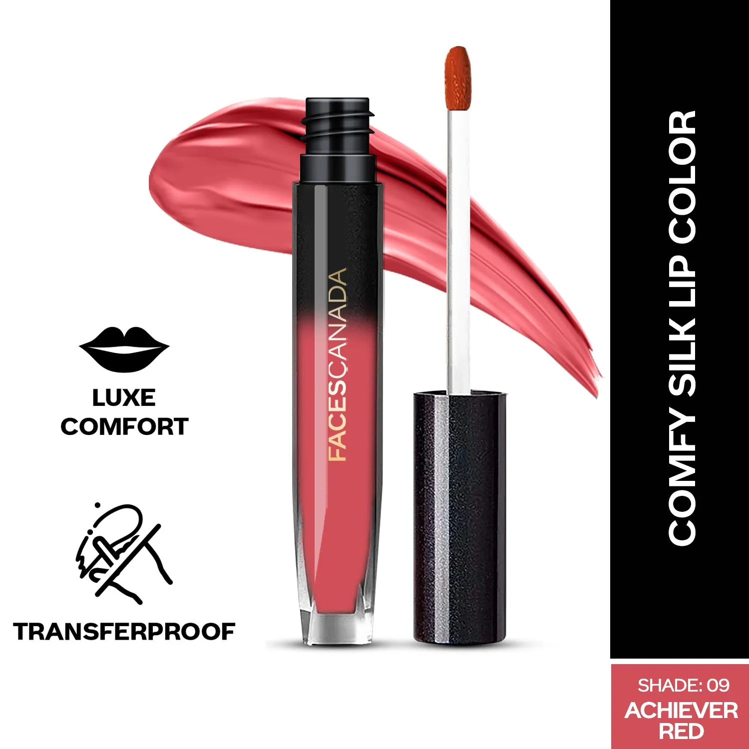 FC Comfy Silk Liquid Lip Color- Achiever Red 09