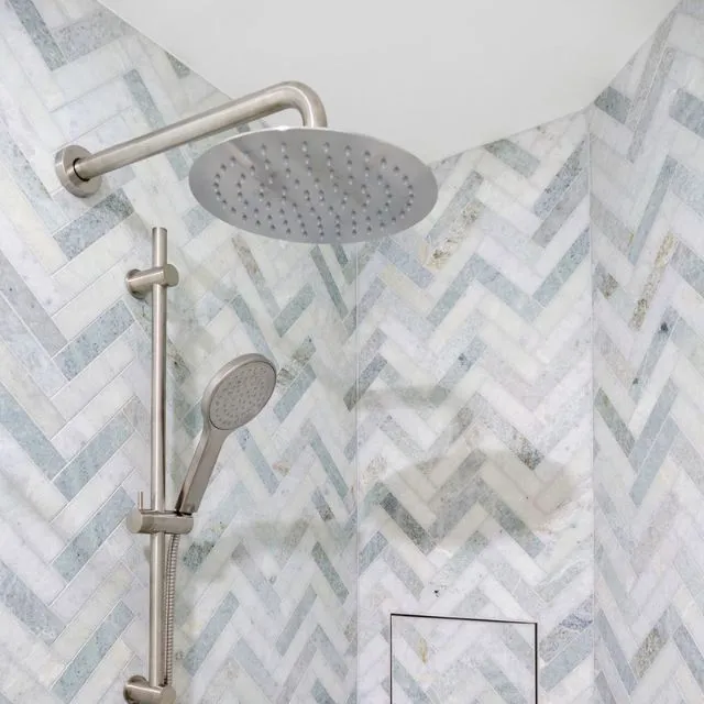 Fienza Kaya Shower Arm Brushed Nickel