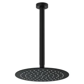 Fienza Kaya Shower Ceiling Dropper Set Matte Black