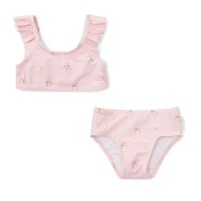 Girls Bikini Swimsuit Set Ruffles Rosy Meadows