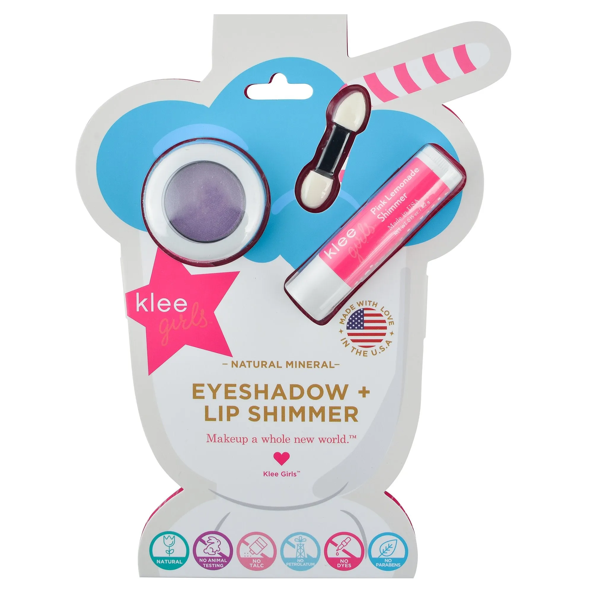 Klee Girls Eyeshadow and Lip Shimmer Duo