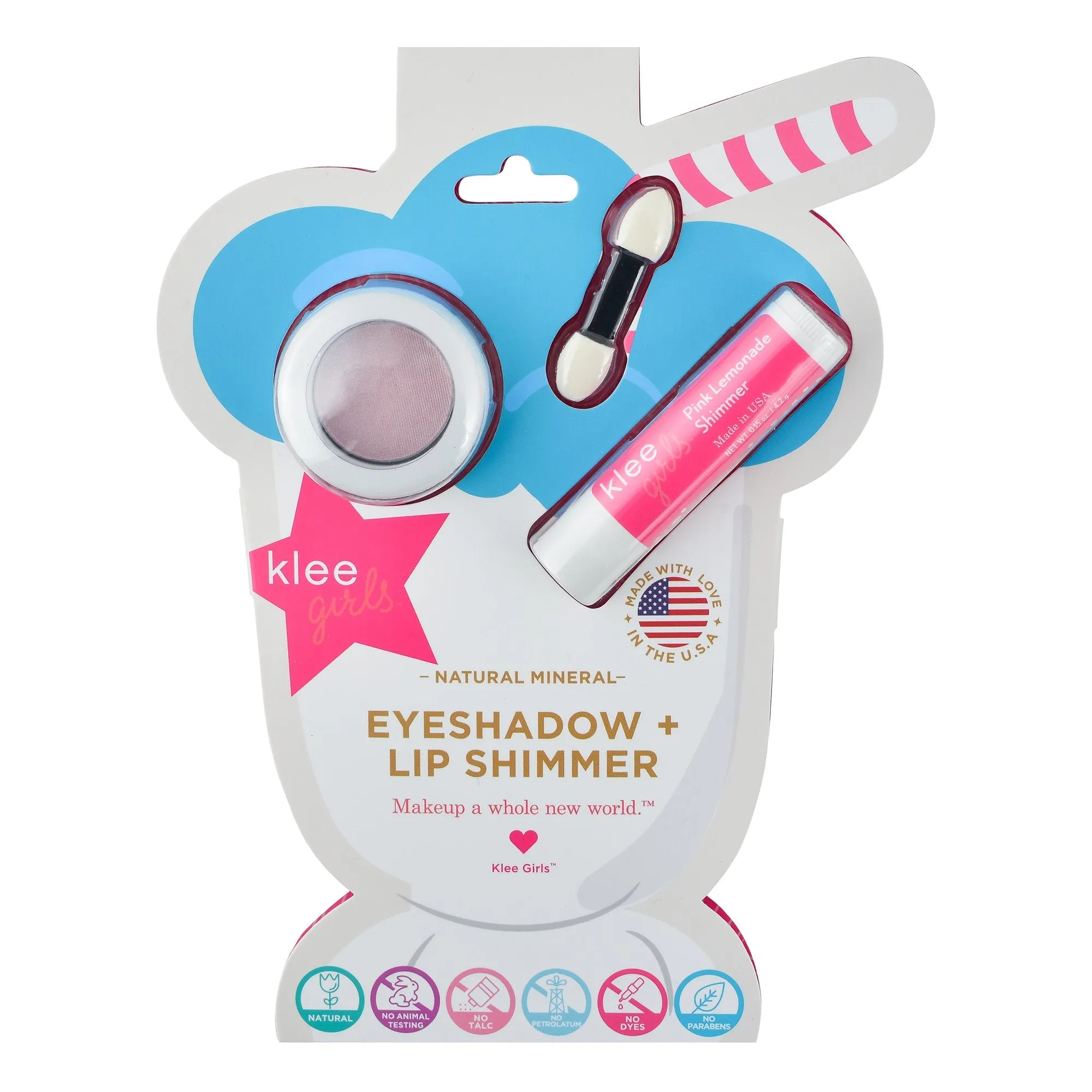 Klee Girls Eyeshadow and Lip Shimmer Duo