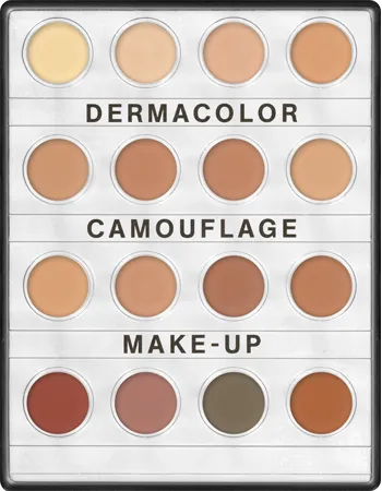 Kryolan Dermacolor Camouflage Creme Mini-Palette 16 Colors