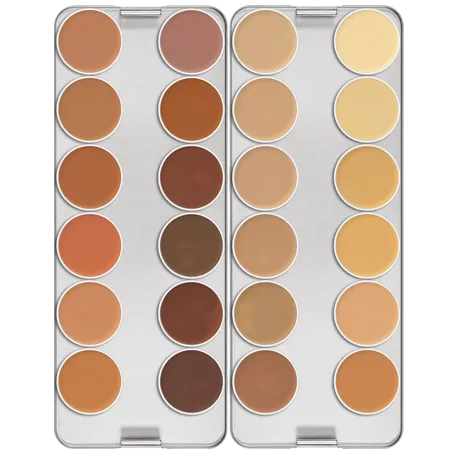 Kryolan Dermacolor Camouflage Creme Palette 24 Colors
