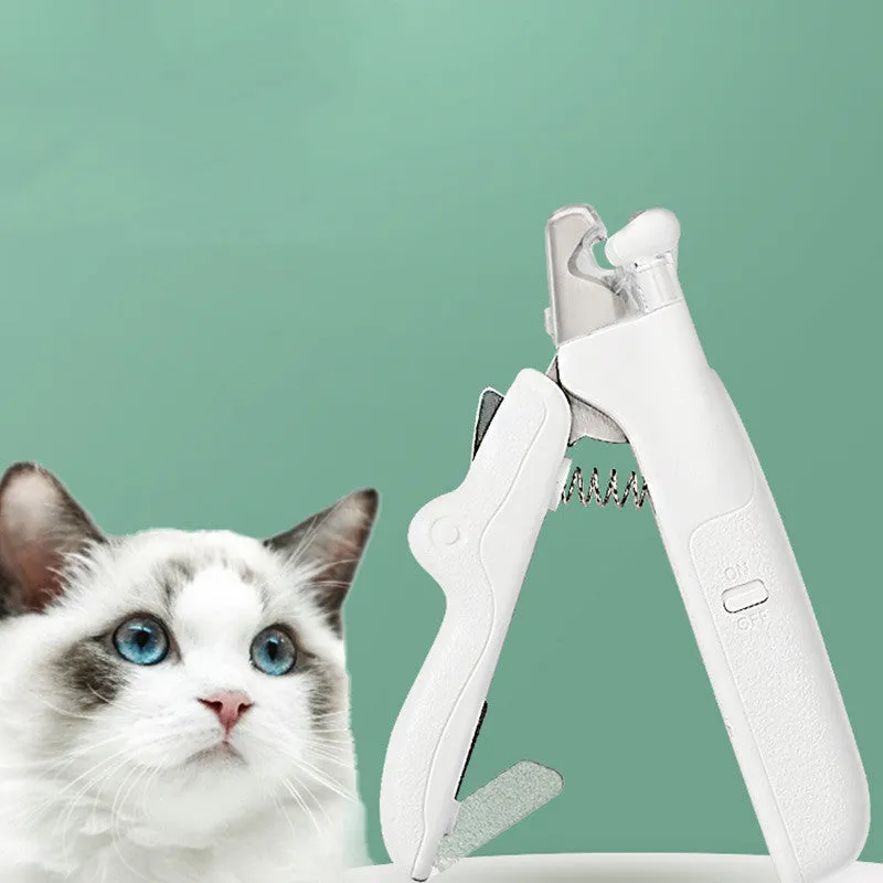 LED Light Pet Nail Clippers for Dogs and Cats