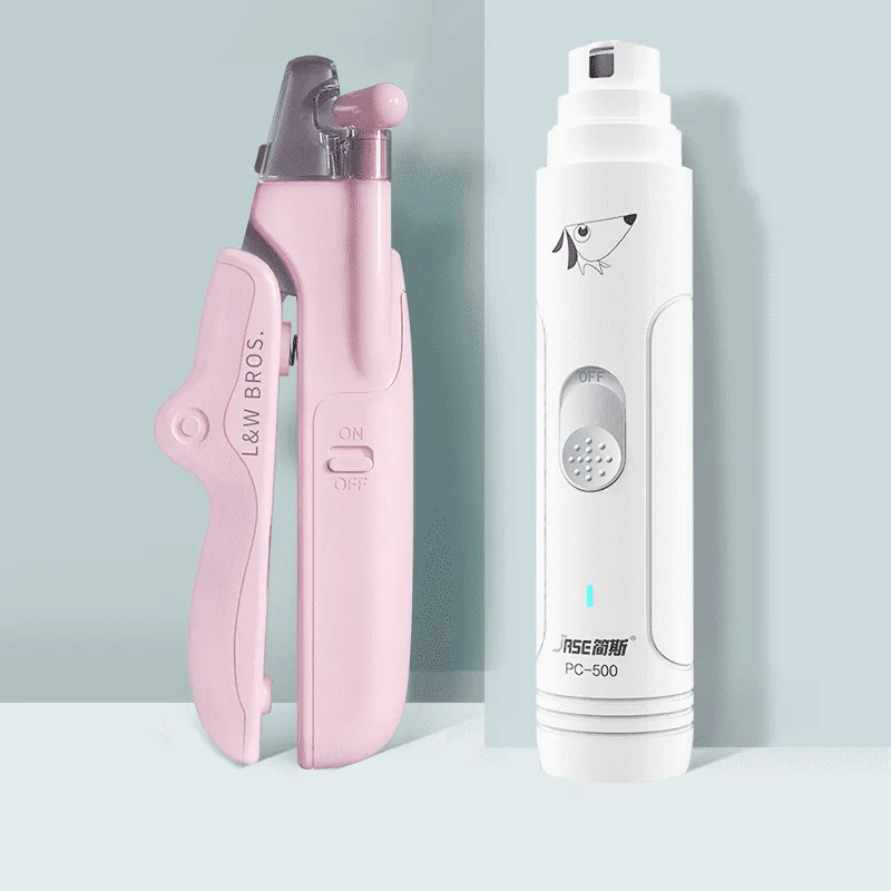 LED Light Pet Nail Clippers for Dogs and Cats