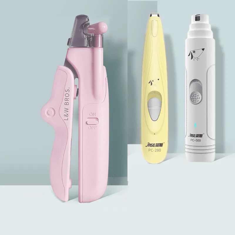 LED Light Pet Nail Clippers for Dogs and Cats