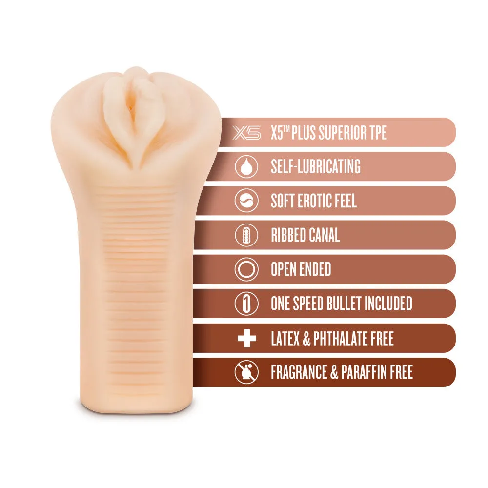 M Elite By Blush® | Soft & Wet Veronika Realistic Beige Masturbator / Stroker