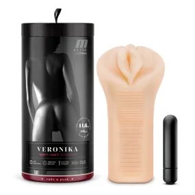 M Elite By Blush® | Soft & Wet Veronika Realistic Beige Masturbator / Stroker