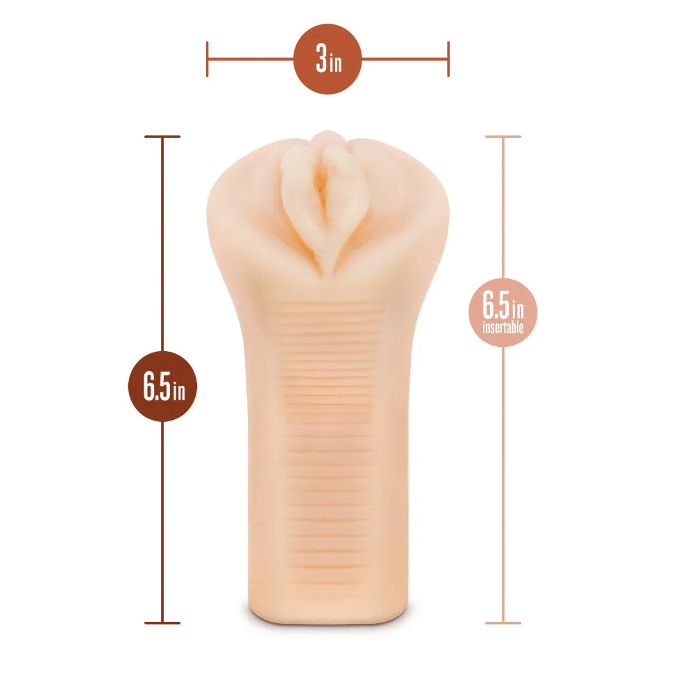 M Elite By Blush® | Soft & Wet Veronika Realistic Beige Masturbator / Stroker
