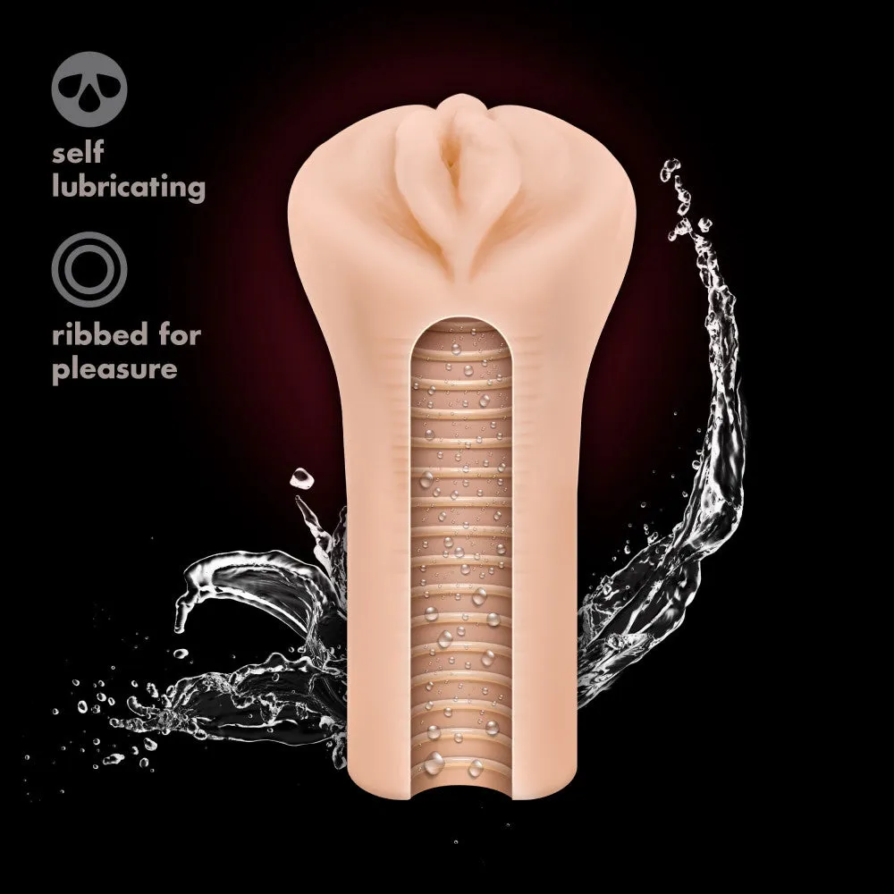 M Elite By Blush® | Soft & Wet Veronika Realistic Beige Masturbator / Stroker