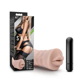 M For Men By Blush® | Skye Realistic Vanilla Vibrating Masturbator / Stroker