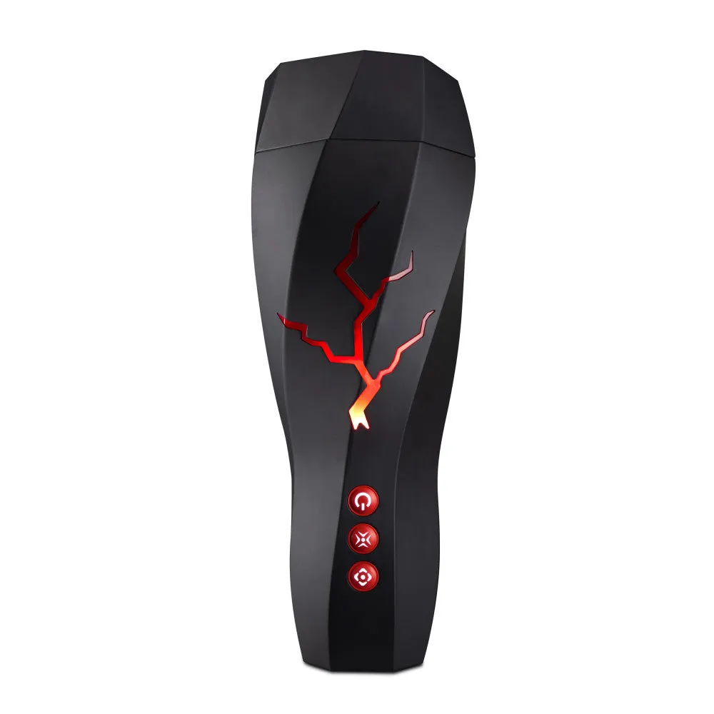 M For Men By Blush® | Storm Realistic White Vibrating Rechargeable Masturbator / Stroker