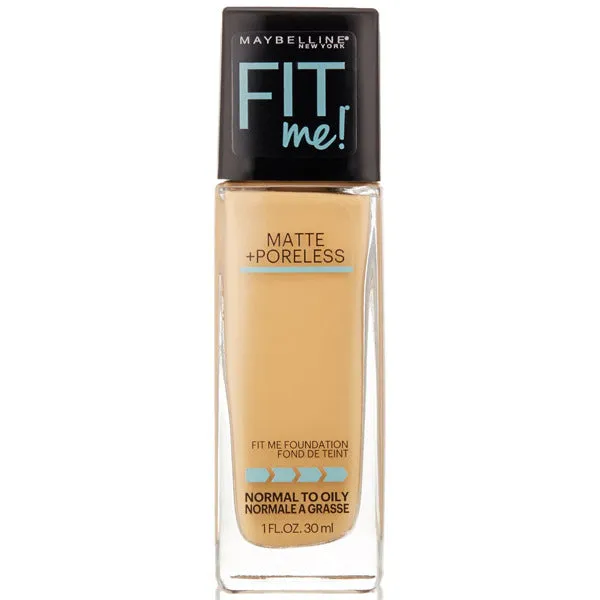 MAYBELLINE - Fit Me Matte   Poreless Foundation 220 Natural Beige - 1 fl. oz. (30 ml)