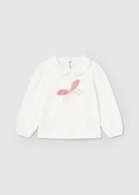 Mayoral 2047 073 - Blush Long Sleeve Top