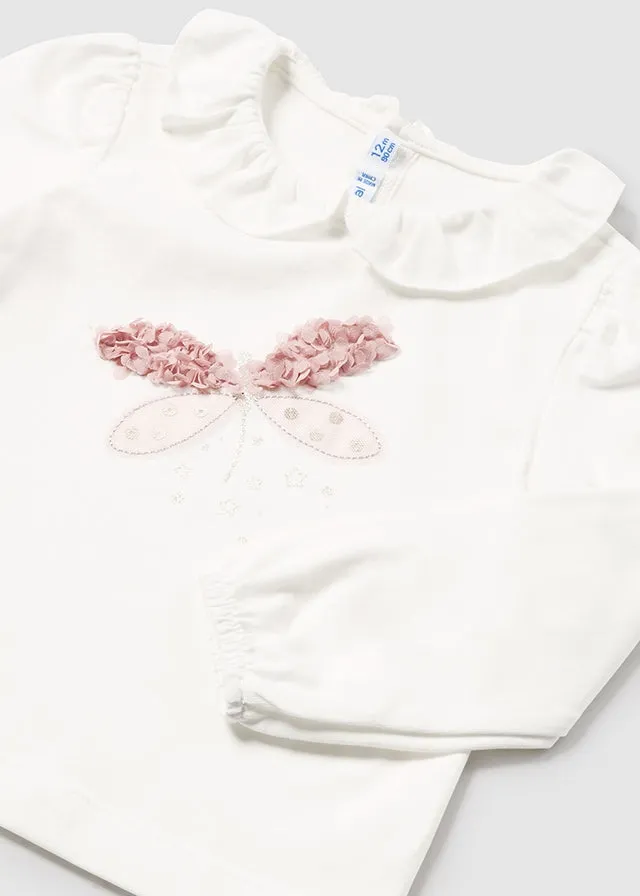 Mayoral 2047 073 - Blush Long Sleeve Top