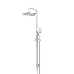 Meir Round Combination Shower Rail 200mm, 3 Function Hand Shower Chrome