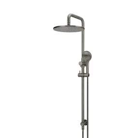 Meir Round Combination Shower Rail 300mm, 3 Function Hand Shower Shadow