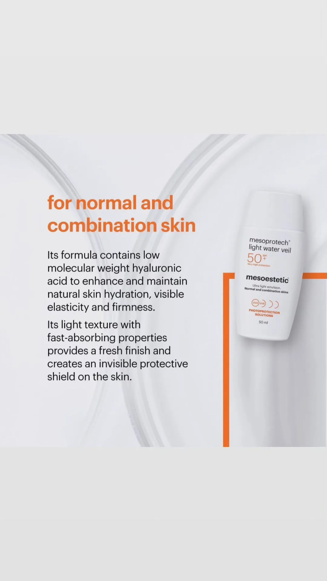 Mesoestetic Light Water Veil SPF50 