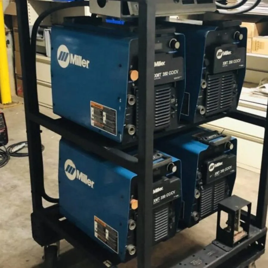 Miller 907161 XMT 350 CC/CV Multiprocess Welder 4 pack - Reconditioned
