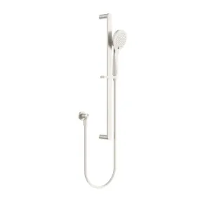 Nero Ecco Shower Rail With Air Shower Brushed Nickel