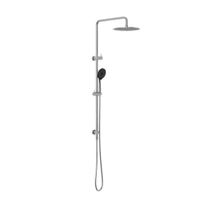 Nero Round Project Twin Shower 4 Star Rating Chrome