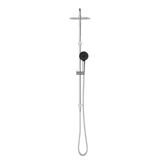 Nero Round Project Twin Shower 4 Star Rating Chrome