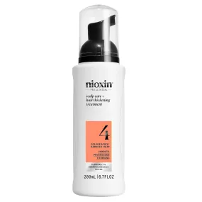 Nioxin System 4 Scalp   Hair Thickening Treatment- Serum for Damaged Hair with Progressed Thinning, 6.8 oz