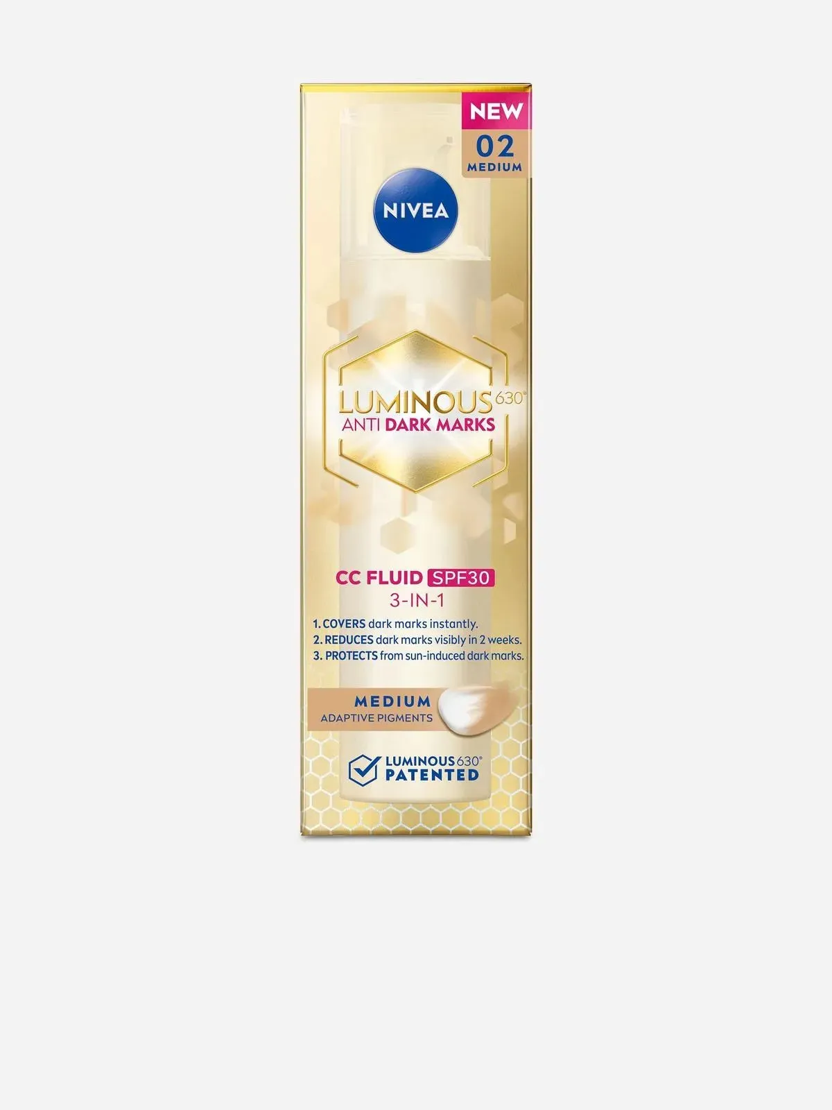Nivea Luminous CC Radiant 3-In-1 SPF30 Medium Cream