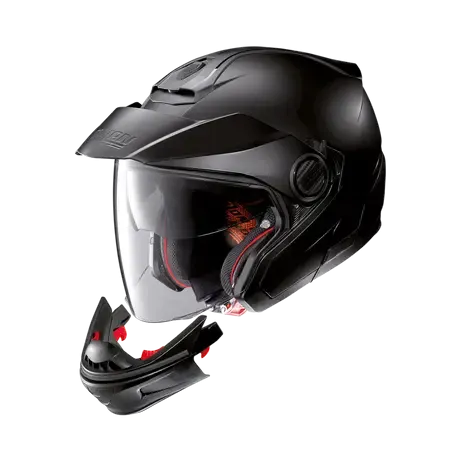 Nolan N40-5 GT Hybrid Jet Flat Black Motorcycle Helmet