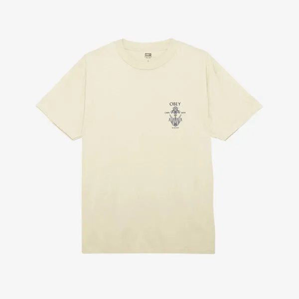 Obey Iris In Bloom T-Shirt - Cream