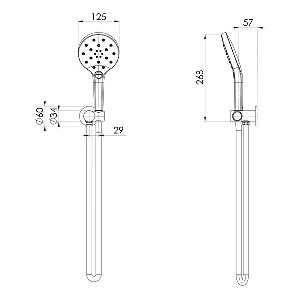 Phoenix Tapware Ormond Hand Shower Chrome