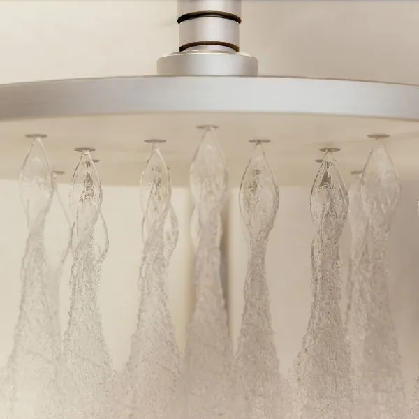 Phoenix Tapware Ormond High-Rise Shower Arm & Rose Brushed Carbon