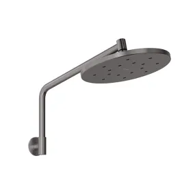 Phoenix Tapware Ormond High-Rise Shower Arm & Rose Brushed Carbon
