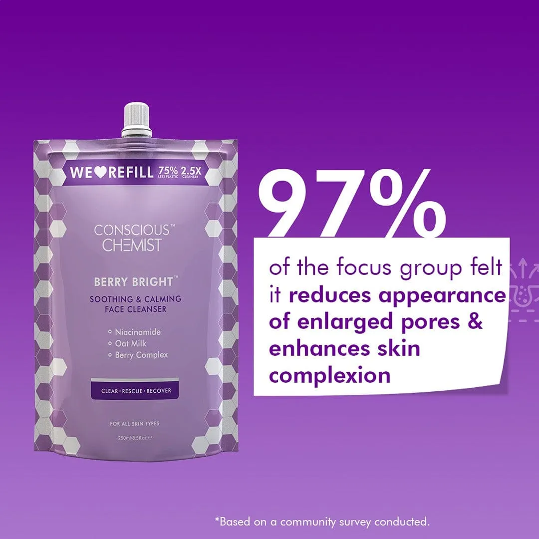 Pore Refining Face Wash & Refill Pack | 100 Days Pack | 250 ml