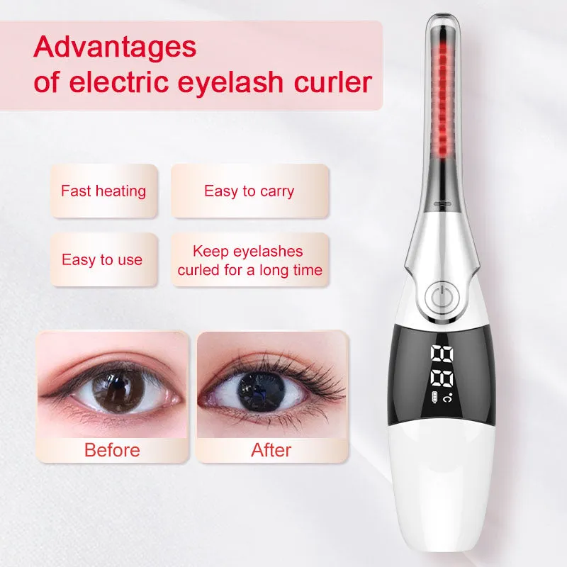 Portable Fast Heated Electric Long Lasting Eyelash Curler
