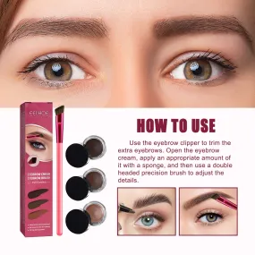 Portable Multi-function Eyebrow Brush Set