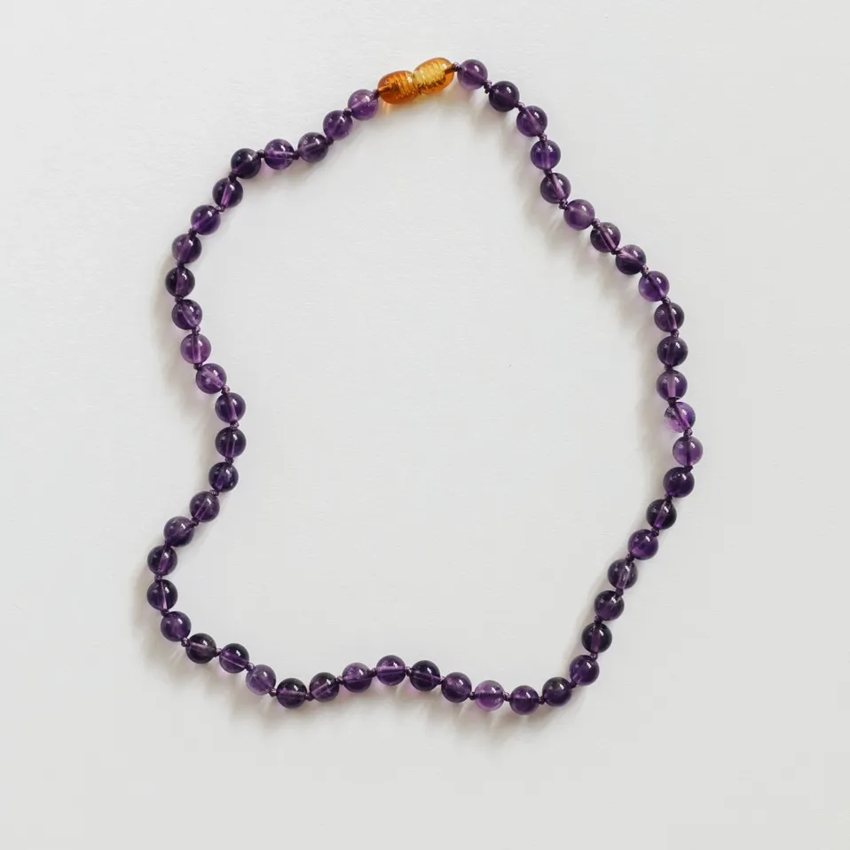 Pure Gemstone   Amethyst Necklace - CanyonLeaf